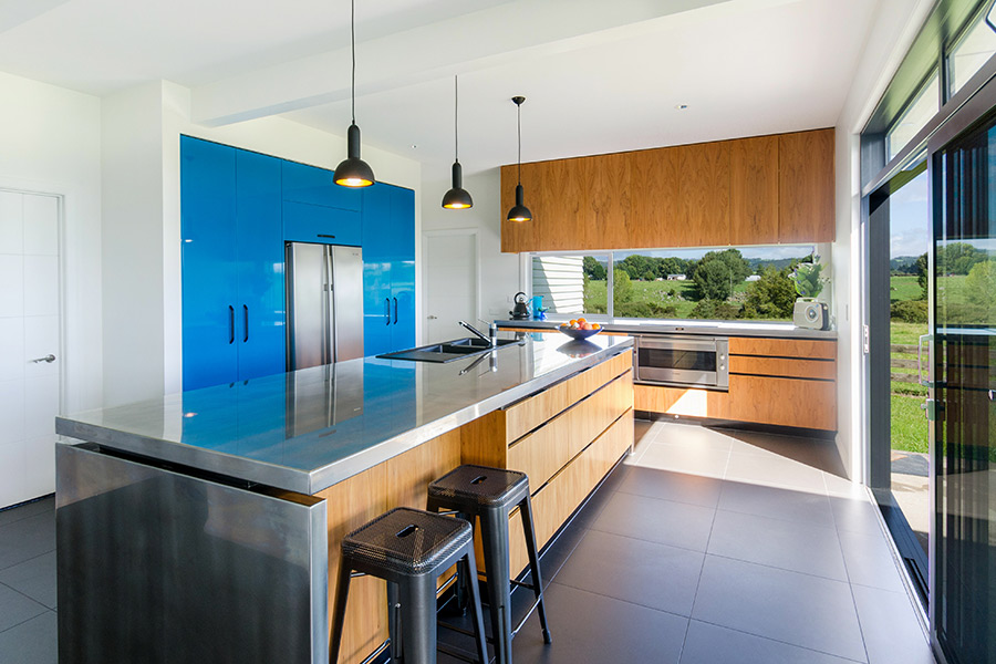 Open plan kitchen